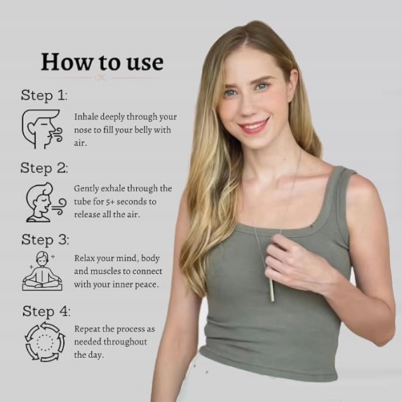 2* Naszyjnik Do Rzucania Palenia Oddechowy Cichy Nie Gwizda STAL