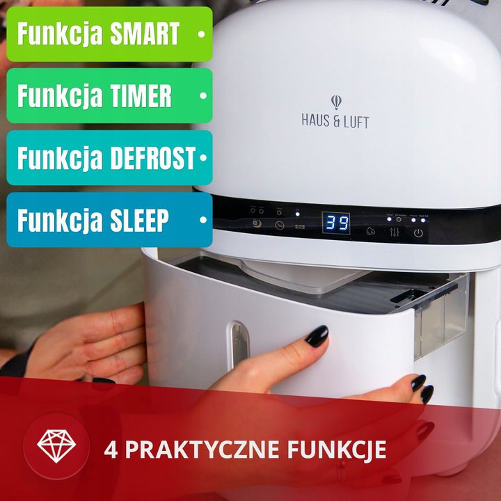 Osuszacz powietrza pochłaniacz wilgoci 5l/24 h Haus & Luft HL-OS-05