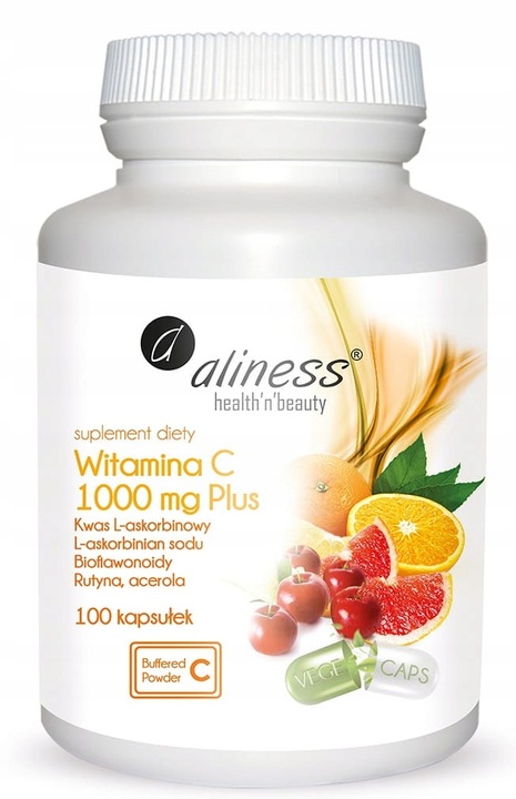 WITAMINA C 100 KAPS 1000MG RUTYNA ACEROLA ALINESS