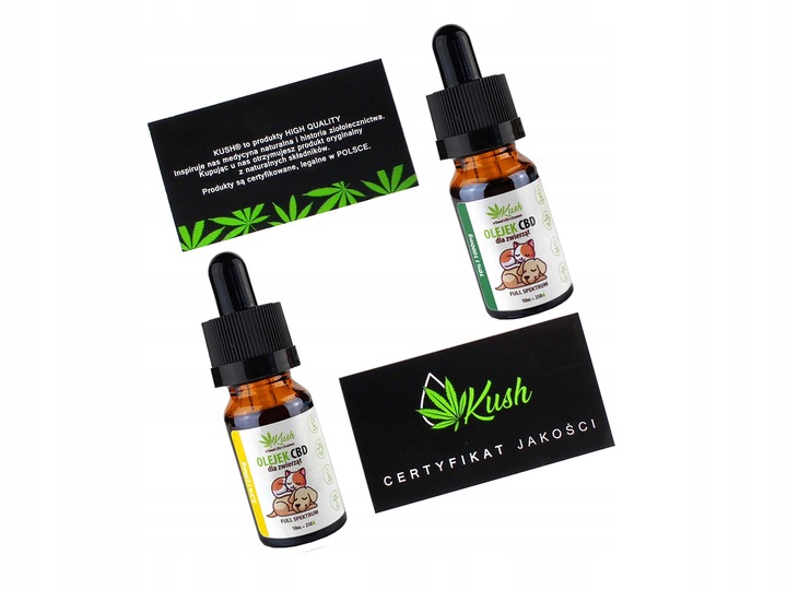5% olejek KONOPNY CBD | dla Psa Kota | RAW FULL SPECTRUM | 10ml