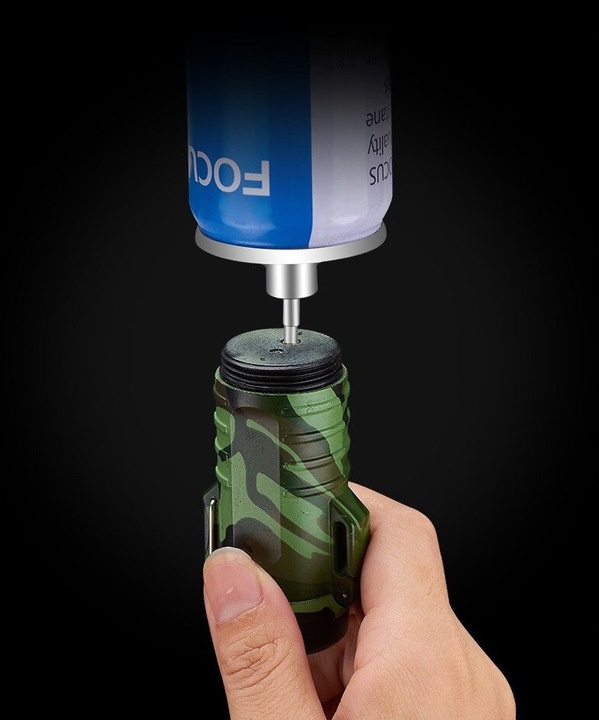 Taktyczna ZAPALNICZKA żarowa USB LATARKA (I160)