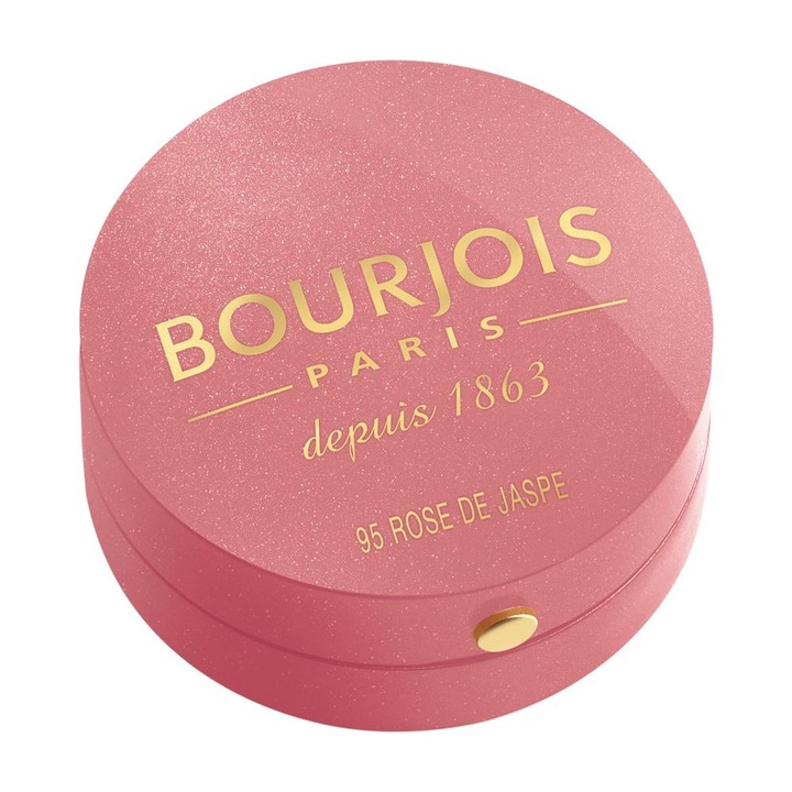 BOURJOIS Little Round Pot Prasowany Róż do policzków 2,5g 95 Rose de Jaspe
