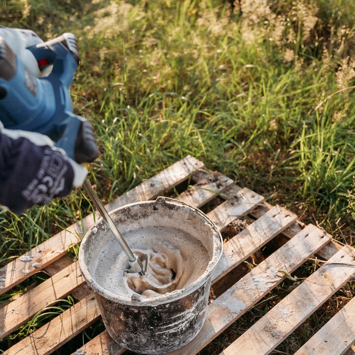 Mieszadło Elektryczne Do Kleju Zapraw Farb Betonu 2x Mieszalnik