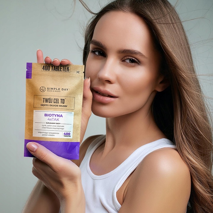 BIOTYNA 4 x TAK od Twój Cel To - 400szt. Najlepsza Na Włosy Skórę Paznokcie