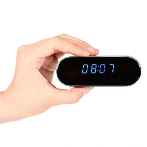 BUDZIK ZEGAR Z MINI KAMERA SZPIEGOWSKA UKRYTA WiFi
