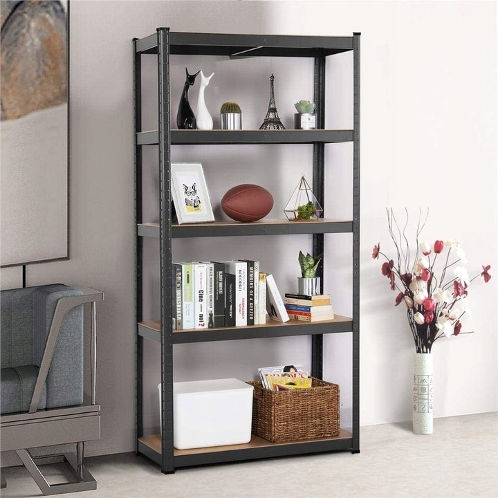 Regał metalowy MALOWANY 180x75x40 175kg/5p TM SMART REGALY