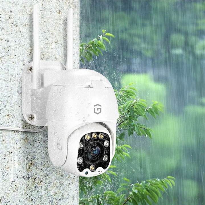 KAMERA ZEWNĘTRZNA IP WiFi OBROTOWA 8 MPX 8 MP 4K IP66 ZOOM 5X DETEKCJA