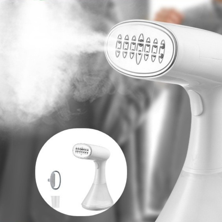 PAROWNICA RĘCZNA ŻELAZKO PAROWE DO UBRAŃ ZASŁON FIRANEK mocne STEAMER