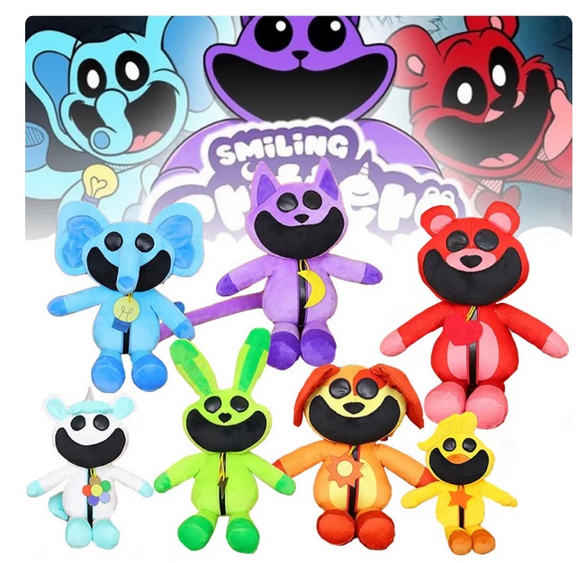 MASKOTKA CatNap z Gry Smiling Critters Gra Poopy Playtime 3 fioletowy kot