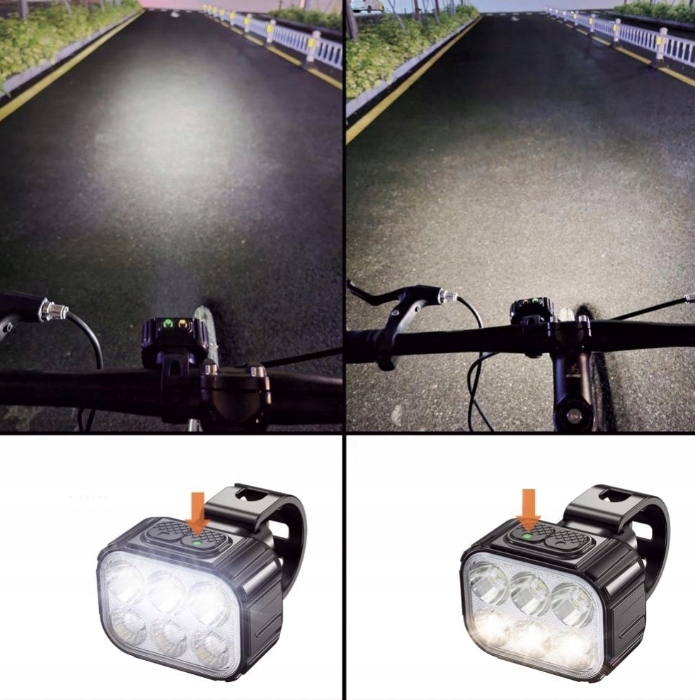 2x lampka rowerowa SPECTER IGO 500lm przód tył NEW