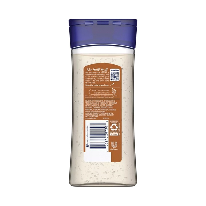 Olejek nawilżający do ciała Vaseline Cocoa Radiant masło kakaowe 200 ml