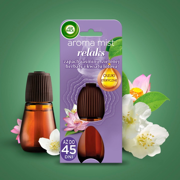 AIR WICK AROMA MIST AROMATYCZNA MGIEŁKA RELAKS WKŁAD 20 ML