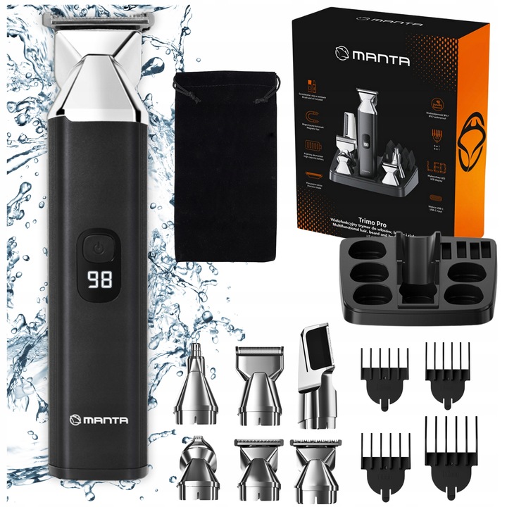 TRYMER MASZYNKA GOLARKA do strzyżenia golenia włosów brody nosa uszu