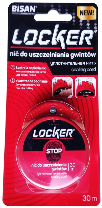 Nić do uszczelniania gwintów LOCKER 30 metrów