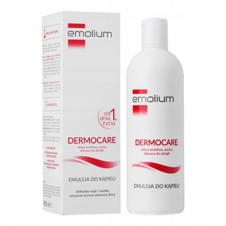 EMOLIUM DERMOCARE emulsja do kąpieli 400ml