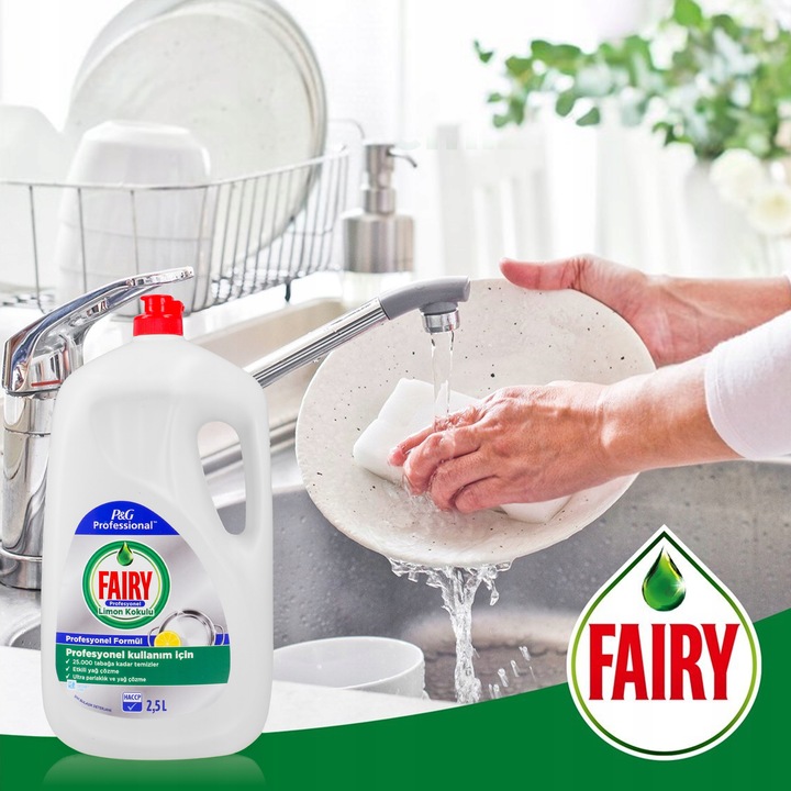 Płyn do Mycia Naczyń Fairy Professional o Zapachu Cytrynowym 2,5 L