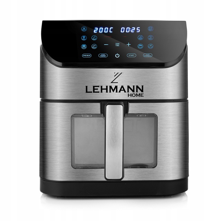 FRYTKOWNICA BEZTŁUSZCZOWA FRYTOWNICA AIRFRYER DUŻA MISA MIX PROGRAMÓW OKNO