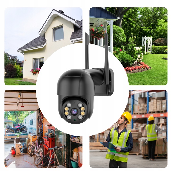 KAMERA WIFI IP SMART OBROTOWA 4MP QUAD HD MONITORING ZOOM 4X DETEKCJA ICSEE