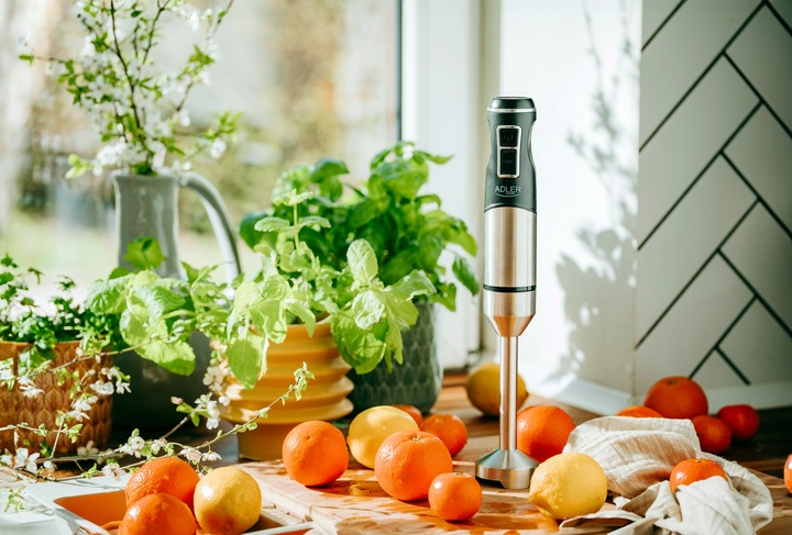 Mocny Blender ręczny 1900W Wielofunkcyjny Mikser Funkcja TURBO Kruszy Lód