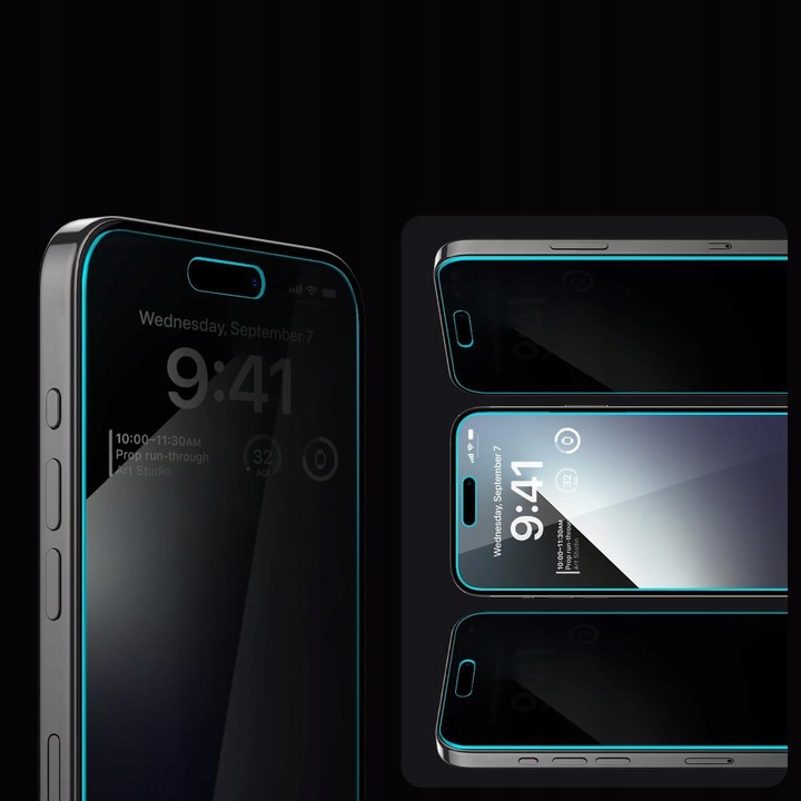 Szkło hartowane do iPhone 15 Pro Max, Spigen Glas.tR Privacy, prywatyzujące