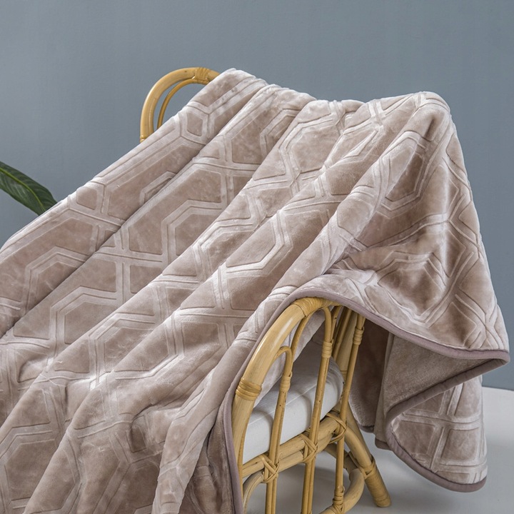 KOC CIEPŁY GRUBY MIĘKKI NARZUTA PLED NA ŁÓŻKO KANAPĘ 160x200