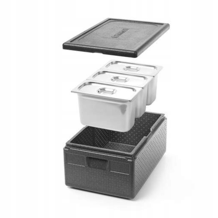 Pojemnik termoizolacyjny HENDI Termiczny TermoBox GN1/1 40L 60x40x28,5cm