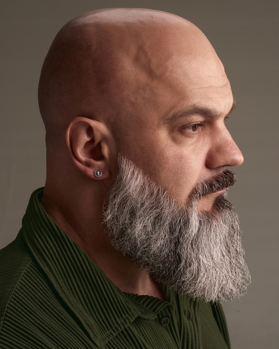 Srebrny mono - kolczyk MEMENTO MORI. VIVERE MEMENTO