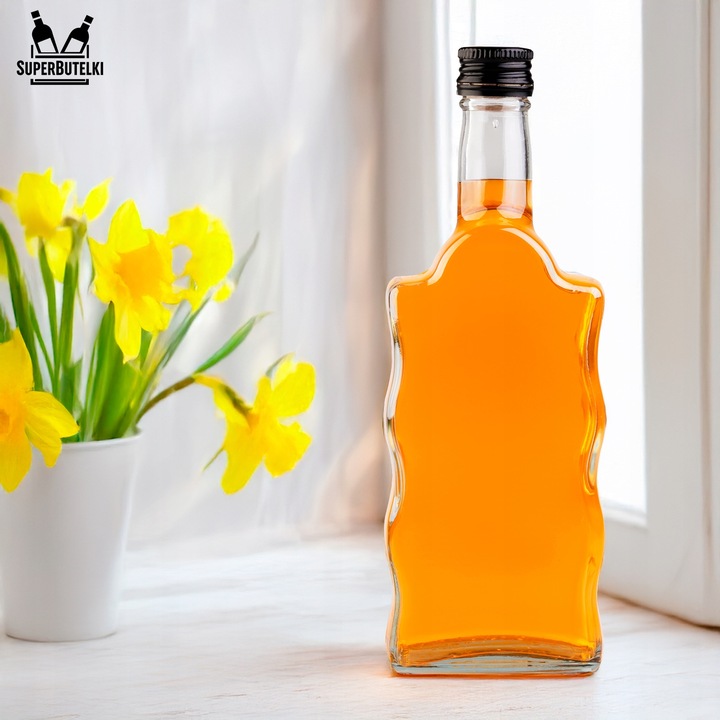 5x BUTELKA SZKLANA na NALEWKI WINO SOK LIKIERY BIMBER FALA 500 ml 0,5 L