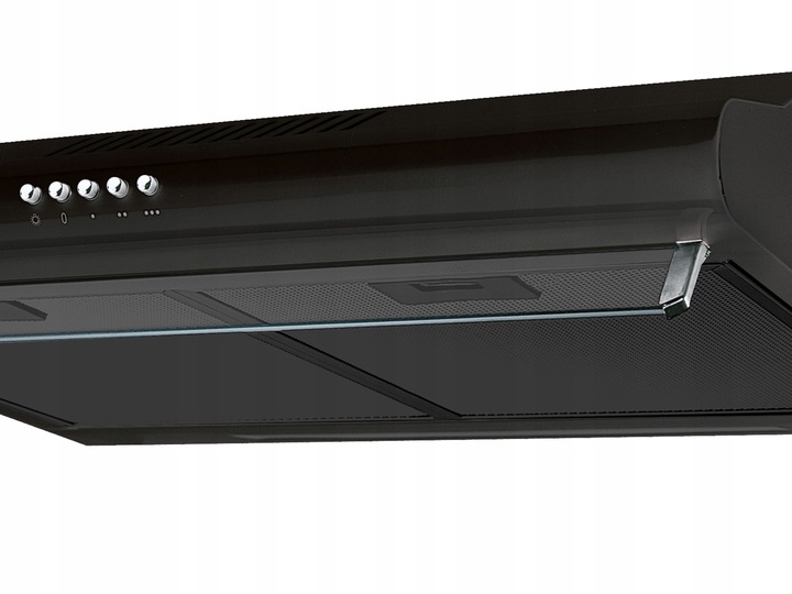 OKAP PODSZAFKOWY KUCHENNY 60cm BERDSEN CZARNY 10A