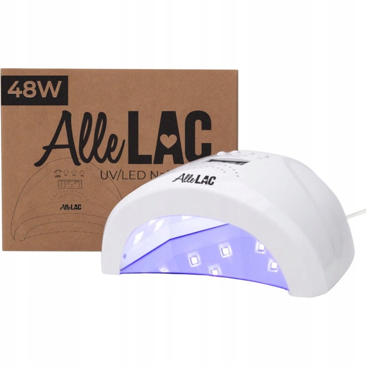 Profesjonalna Lampa UV Do Paznokci LED 1S 48W Mocna Do Hybryd Żeli Akrylu