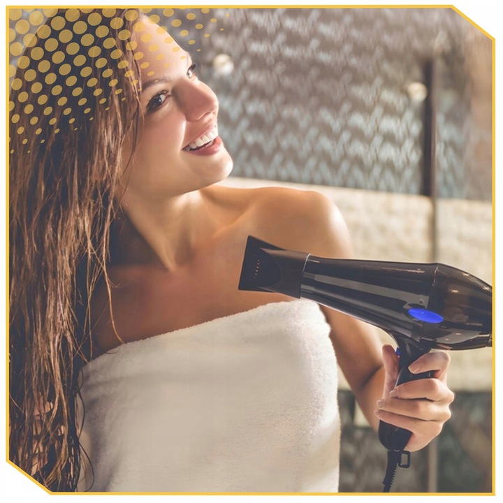 PROFESJONALNA SUSZARKA DO WŁOSÓW MOCNA Z JONIZACJĄ DYFUZOREM
