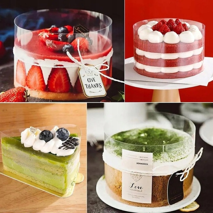 FOLIA RANTOWA RANT OWIJKA CUKIERNICZA DO OBRĘCZY RANTOWEJ 15cm x 10m