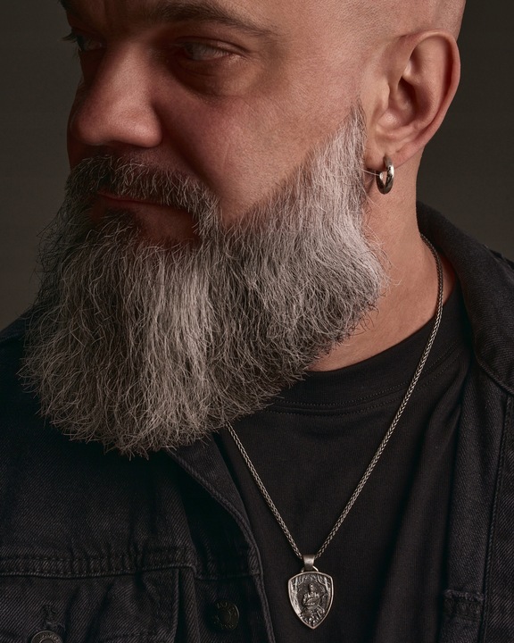 Srebrny kolczyk - kółko KLETTUR