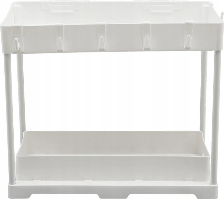 ORGANIZER POD ZLEW 2 POZIOMOWY WYSUWANA PÓŁKA REGAŁ STOJAK DO KUCHNI