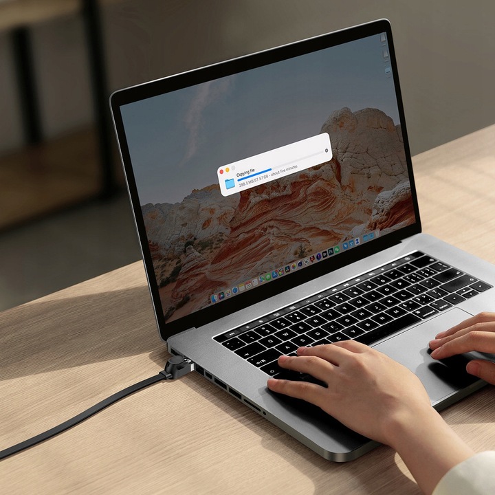 BASEUS PŁASKI KABEL SIECIOWY INTERNETOWY LAN ETHERNET RJ45 CAT 6 10GBPS 15M