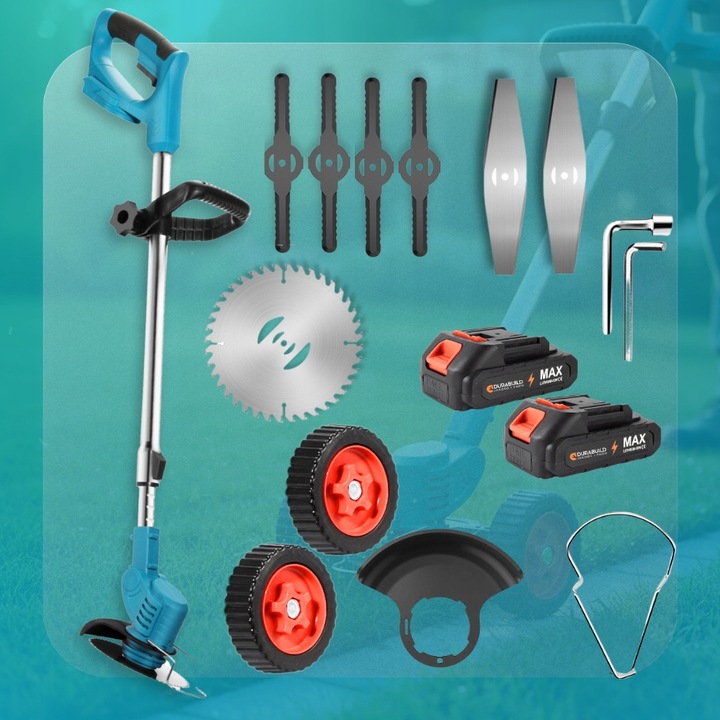 PODKASZARKA AKUMULATOROWA KOSA WYKASZARKA DO TRAWY MOCNA KOSIARKA 2X