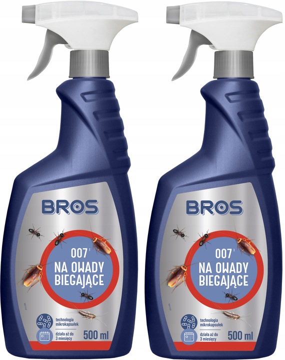 BROS 007 na owady biegające karaluchy mrówki rybiki pluskwy 500 ml - 2