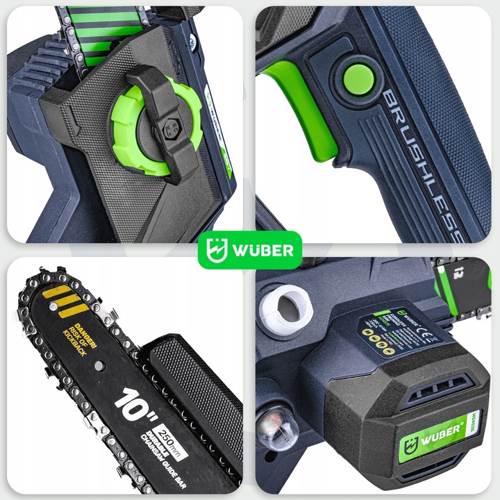 MINI PILARKA PIŁA ŁAŃCUCHOWA AKUMULATOROWA DO GAŁĘZI 2xAKU