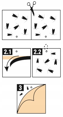 SILNA PUŁAPKA LEPOWA ŚRODEK LEP NA MOLE SPOŻYWCZE KUCHENNE (10 SZT) NO PEST