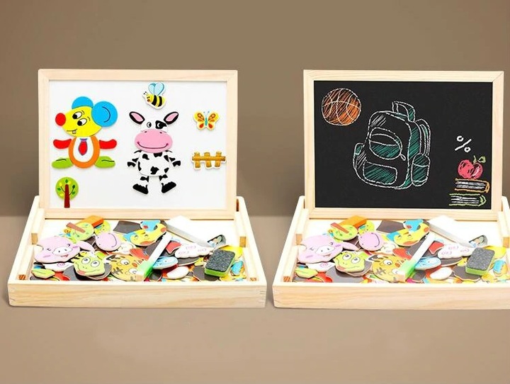 EDUKACYJNA duża WIELOFUNKCYJNA tablica MAGNETYCZNA