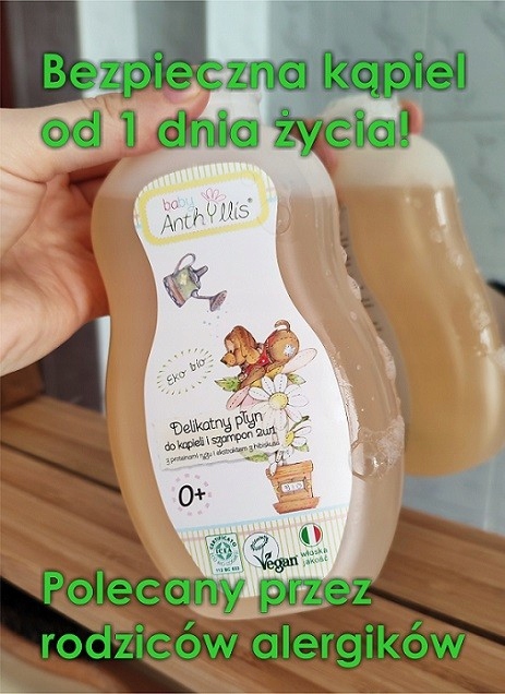 EKO PŁYN DO KĄPIELI I SZAMPON 400ml BABY ANTHYLLIS