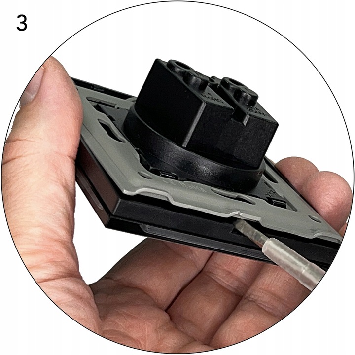 Gniazdo Gniazdko z Bolcem Podwójne Szklane z Uziemieniem Szkło MIUUN