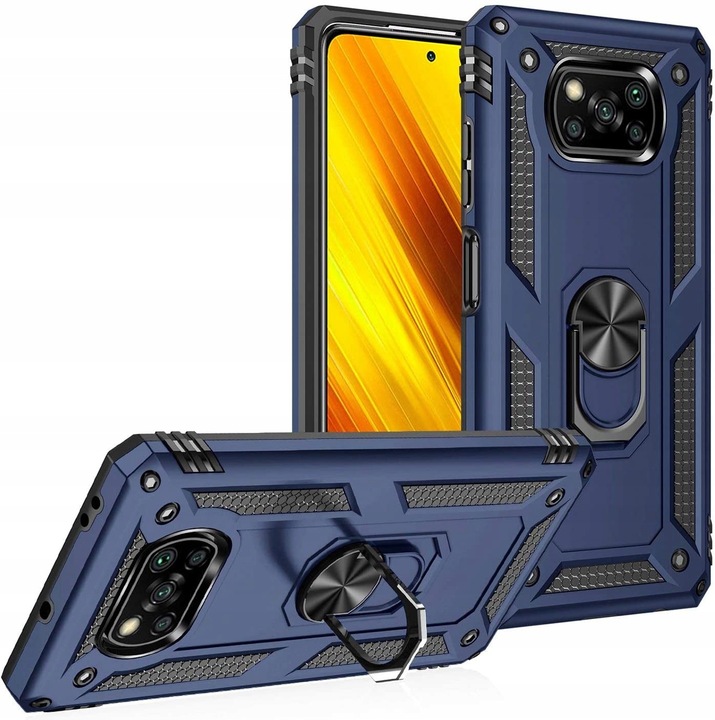 PANCERNE ETUI POKROWIEC CASE do XIAOMI POCO X3 / POCO X3 PRO +SZKŁO
