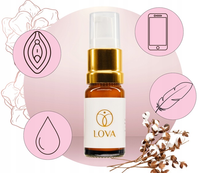 Serum Intymne LOVA Do Pielęgnacji Intymnej Spotęguje Doznania Miłosne 10 ml