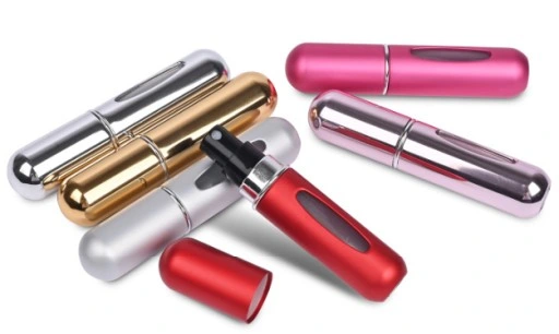 ATOMIZERY PODRÓŻNE Z ROZPYLACZEM DO PERFUM DOZOWNIKI 8SZTUK