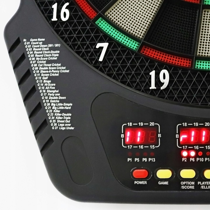 DART TARCZA ELEKTRONICZNA DO GRY LOTKI RZUTKI SPORTVIDA