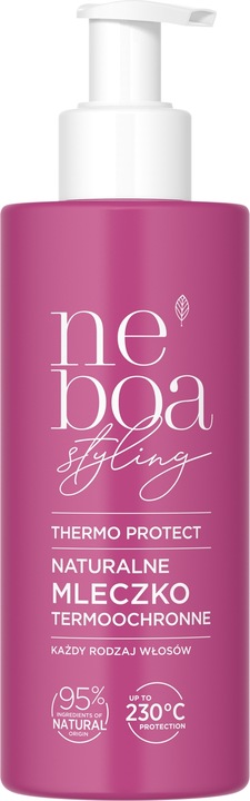 NEBOA Mleczko naturalne termoochronne do włosów Thermo Protect 175ml