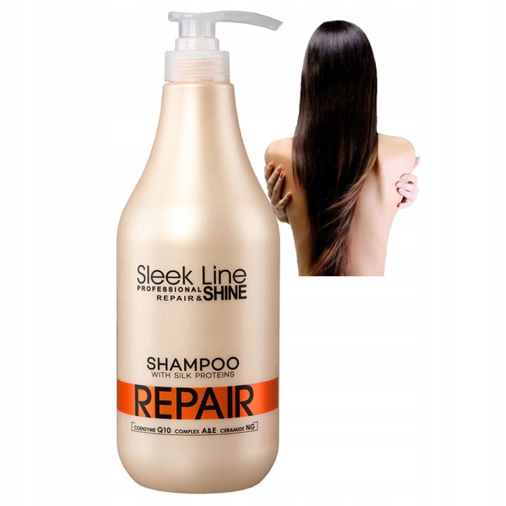Stapiz Sleek Line Repair Szampon Regenerujący z Jedwabiem 1000ml