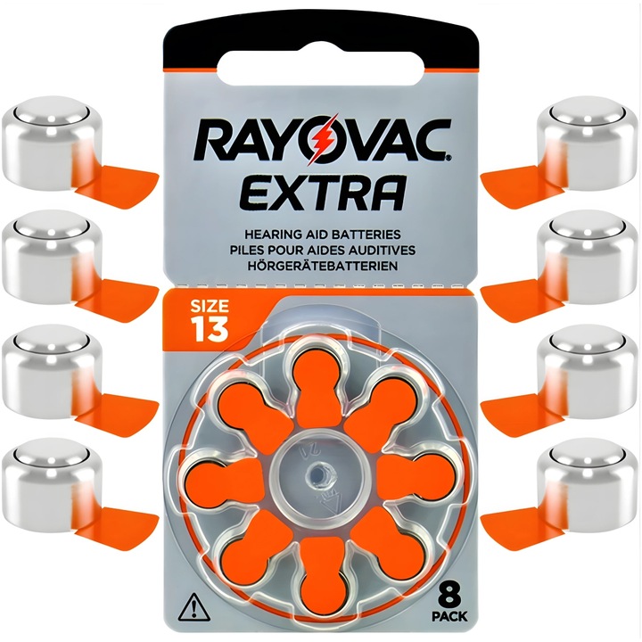 Baterie słuchowe do aparatów słuchowych 13 PR48 RAYOVAC EXTRA x 40 szt