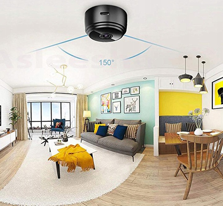 Mini Kamera Szpiegowska Full HD WIFI ukryta 91 DETEKCJA NIANIA DYSKRETNA